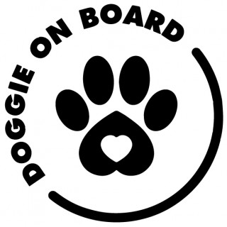 Doggie on Board Sticker - 1