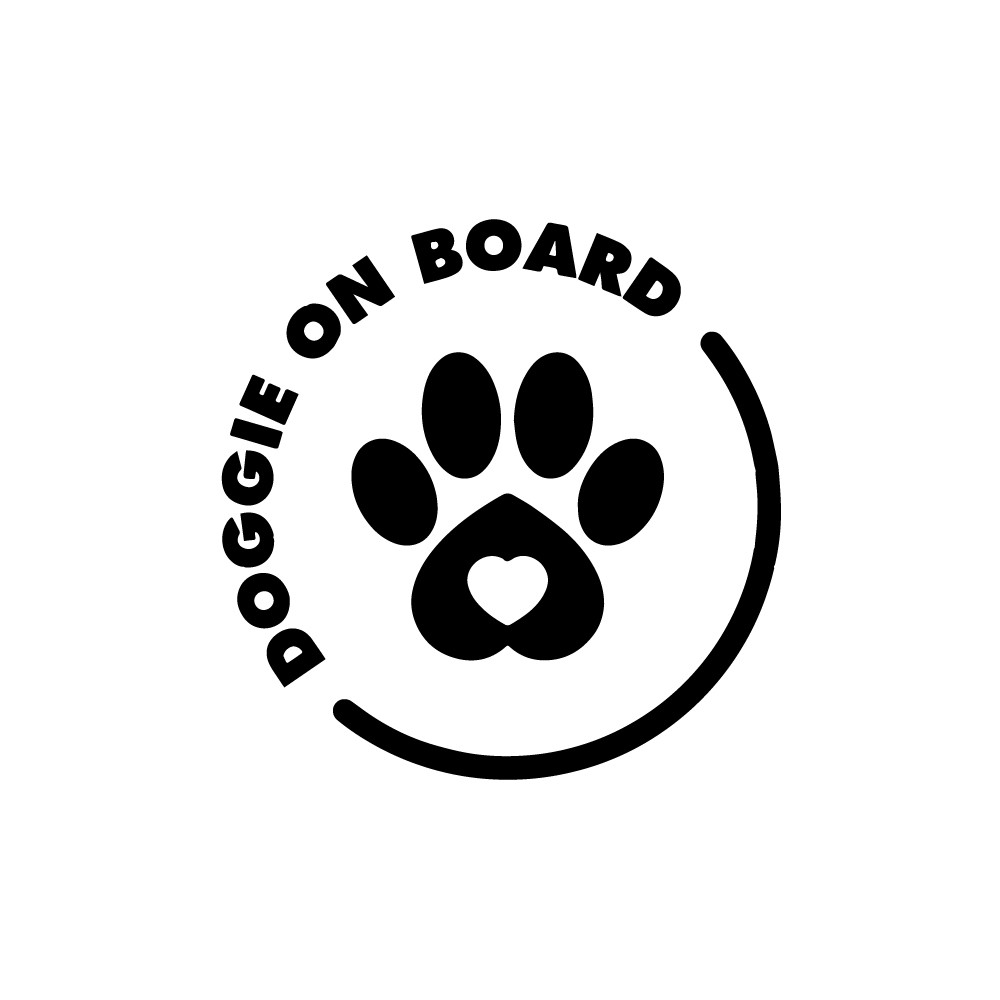 Doggie on Board Sticker - 1
