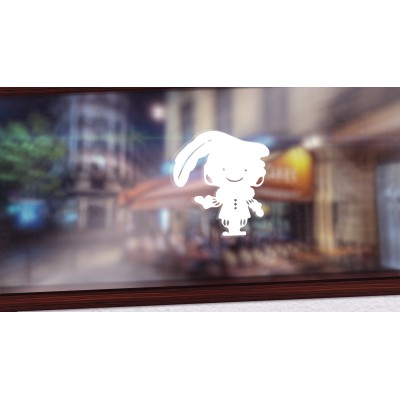 Piet 6 raamsticker - 1