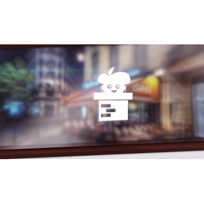 Piet in Schoorsteen raamsticker - 1