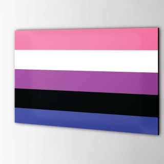 Genderfluid Vlaggensticker - 1