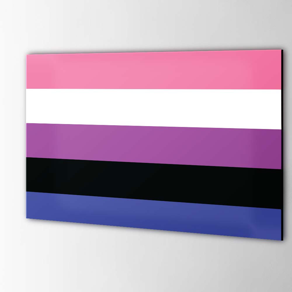 Genderfluid-Flaggenaufkleber - 1