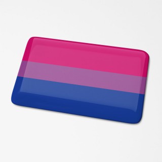 Bisexuell Flaggenaufkleber 3D - 1