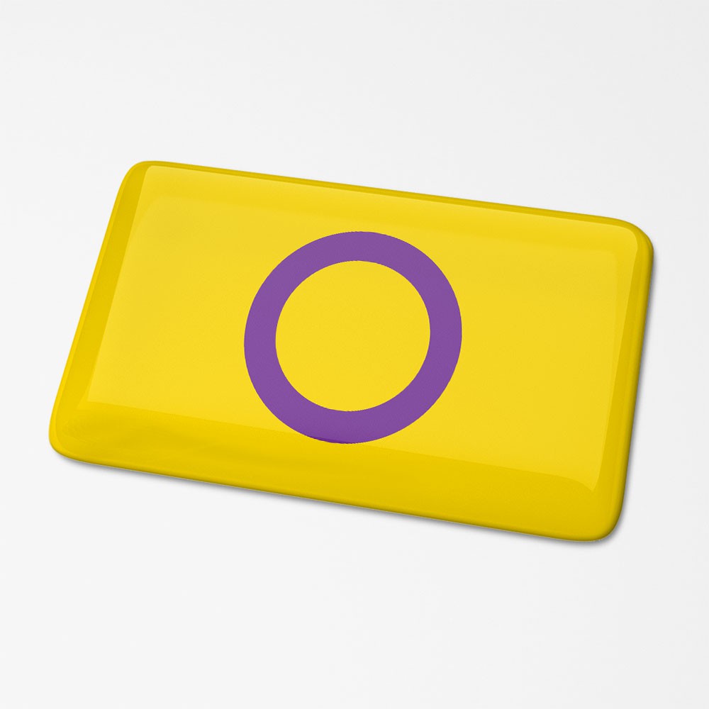 Intersex Vlagsticker 3D - 1