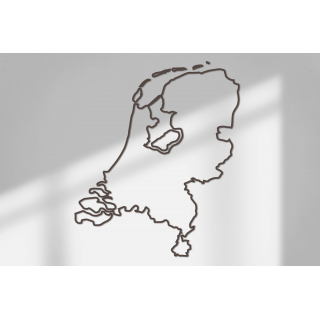 Wandaufkleber mit Umriss der Niederlande, Größe 70 x 59 cm – 5