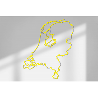 Wandaufkleber mit Umriss der Niederlande, Größe 70 x 59 cm – 6
