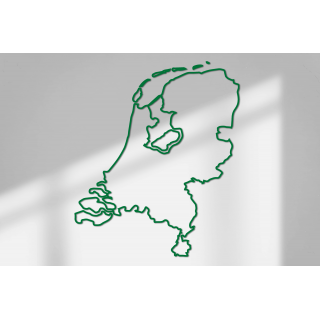Wandaufkleber mit Umriss der Niederlande, Größe 70 x 59 cm – 7