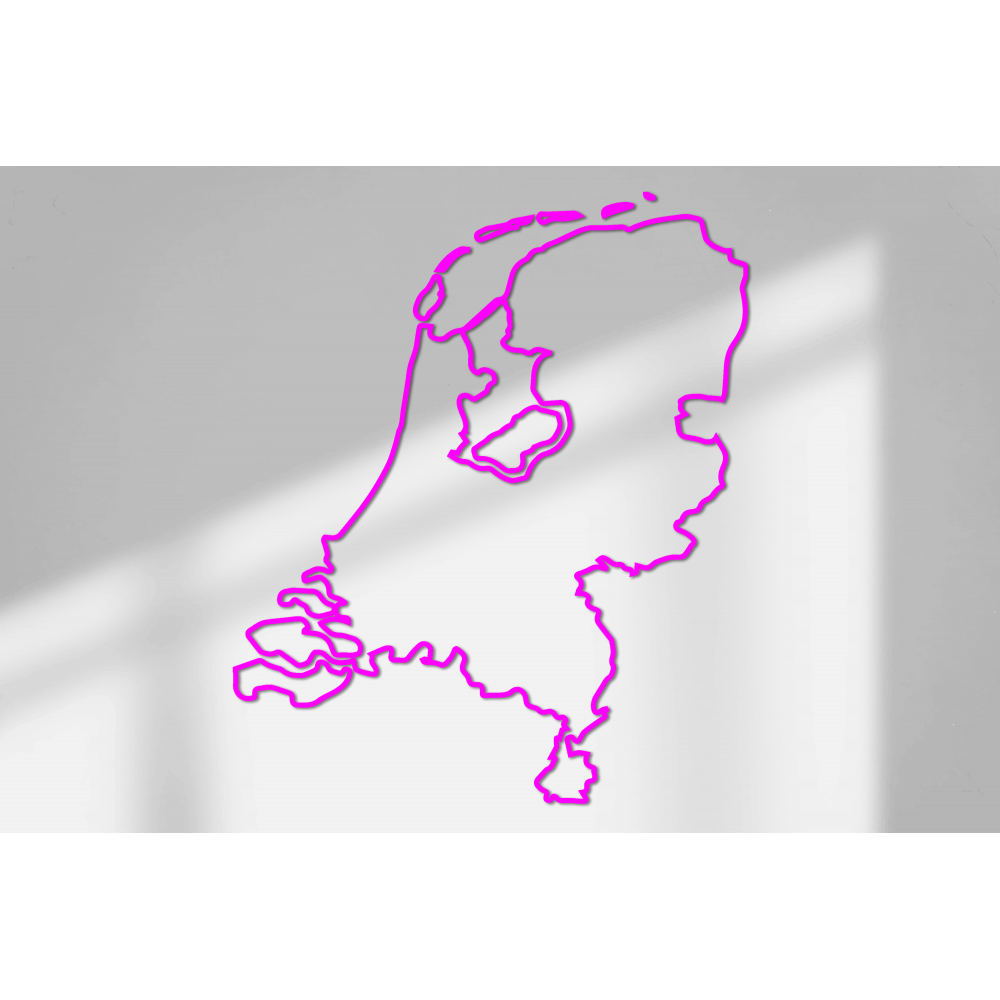 Wandaufkleber mit Umriss der Niederlande, Größe 70 x 59 cm – 11