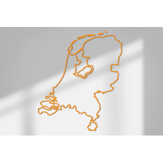 Wandaufkleber mit Umriss der Niederlande, Größe 70 x 59 cm – 12