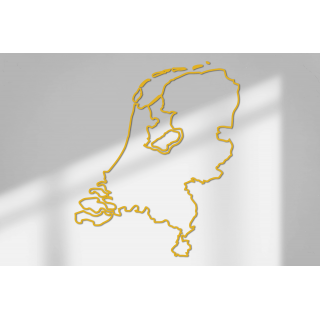 Wandaufkleber mit Umriss der Niederlande, Größe 70 x 59 cm – 15