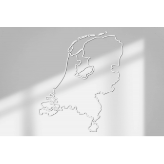 Outline Nederland Muursticker Afmeting 70cmX59cm - 21