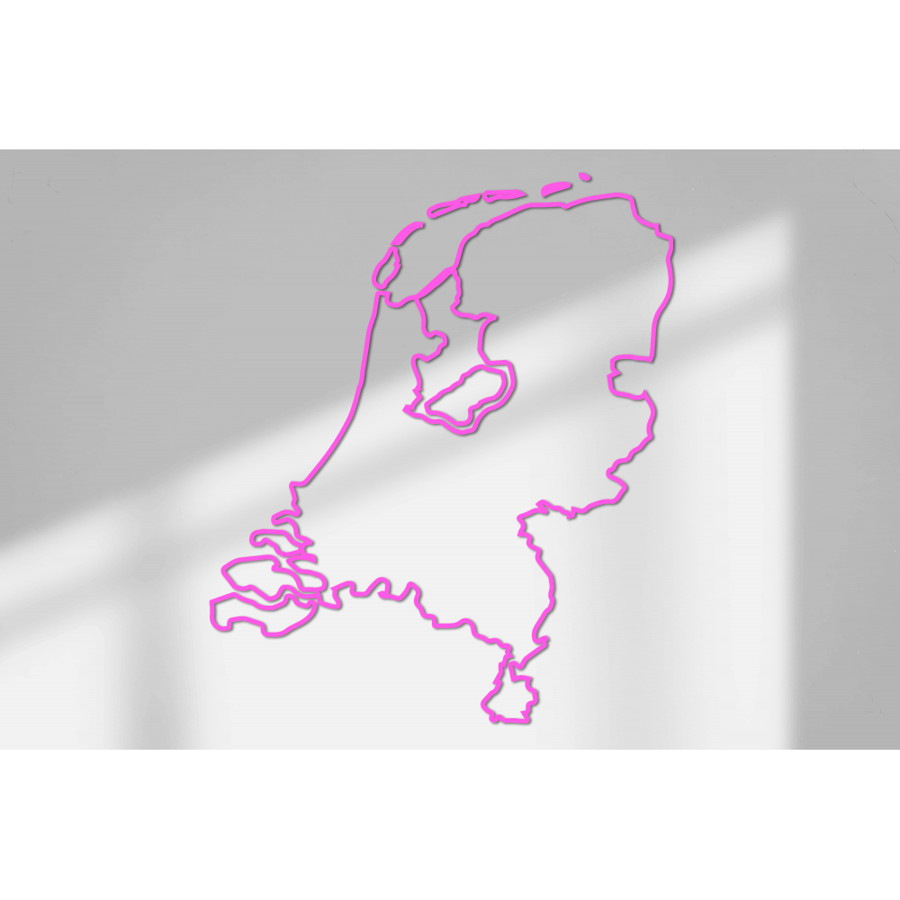 Wandaufkleber mit Umriss der Niederlande, Größe 70 x 59 cm – 22