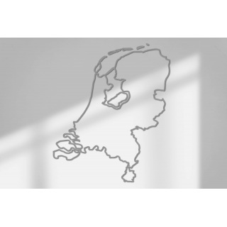 Wandaufkleber mit Umriss der Niederlande, Größe 70 x 59 cm – 23