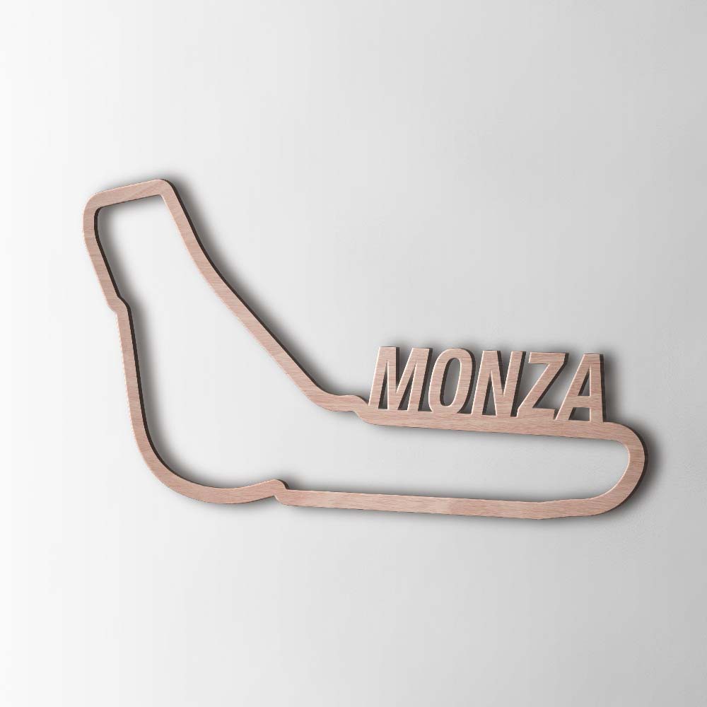 Wanddecoratie | F1 Circuit Monza | Hout - 2