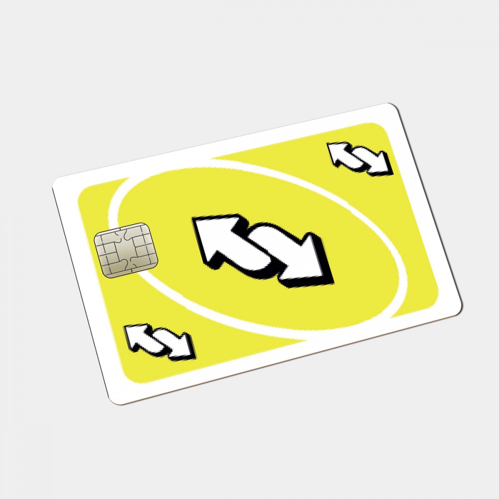 Pegatina de tarjeta de débito Uno - 1