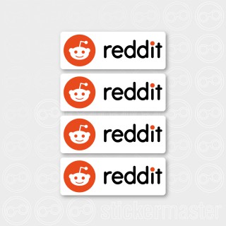 Set van 4 Reddit stickers - 1