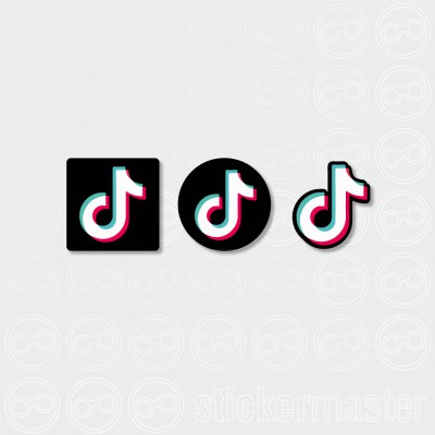 TikTok Logo Stickers - 1