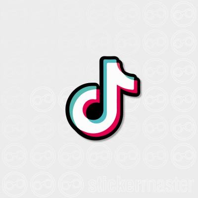 TikTok Logo Stickers - 4