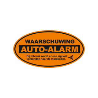 Auto Alarm waarschuwing sticker - 1