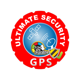 GPS alarm sticker boot rond - 1