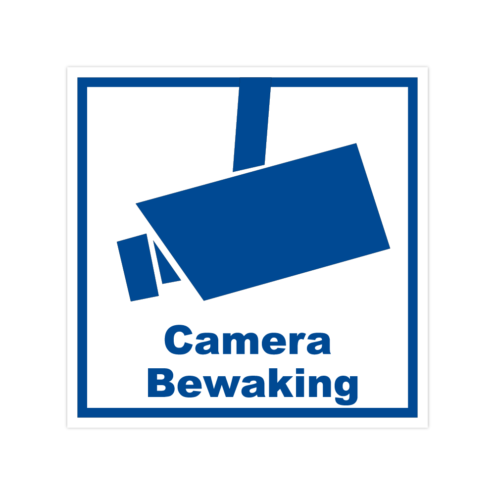 Camera Bewaking stickers - 1