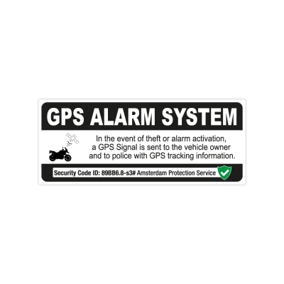 Motor GPS Alarm System sticker - 1 Motor GPS Alarm System sticker - 1