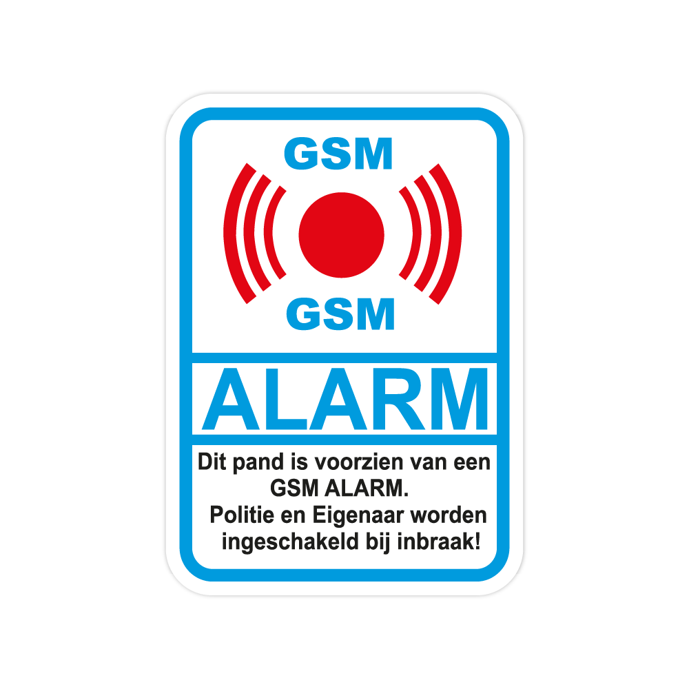 GSM alarm decal - 1