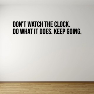 Don't Watch The Clock - Muursticker - 1