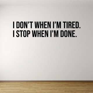 I Don't Stop - Wall sticker - 1