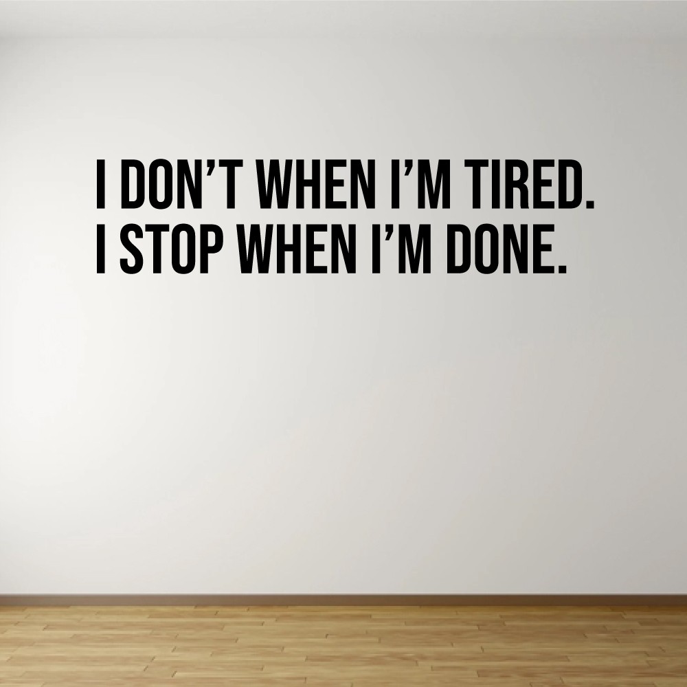 I Don't Stop - Wall sticker - 1