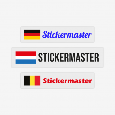 Ontwerp je eigen Fietsframe Naamstickers - 1