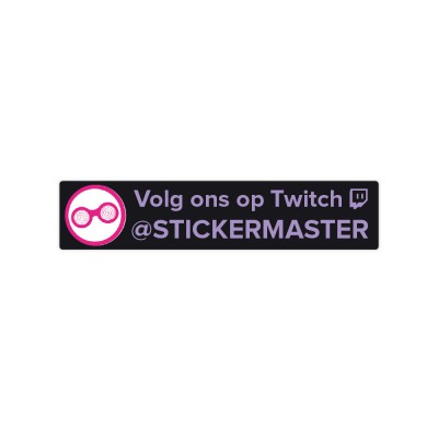 Volg Ons Op Twitch Sticker - 1