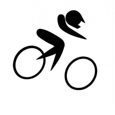 BMX Racer fietssticker - 1 BMX Racer fietssticker - 1
