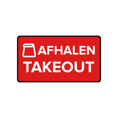 Afhalen Sticker Type 1 - 1