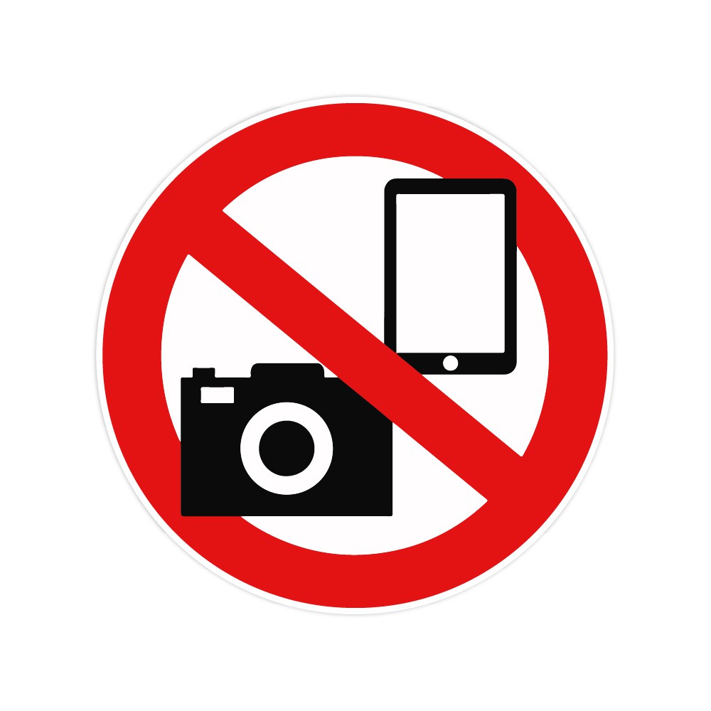 Verboden Te Fotograferen Type 2 - 1