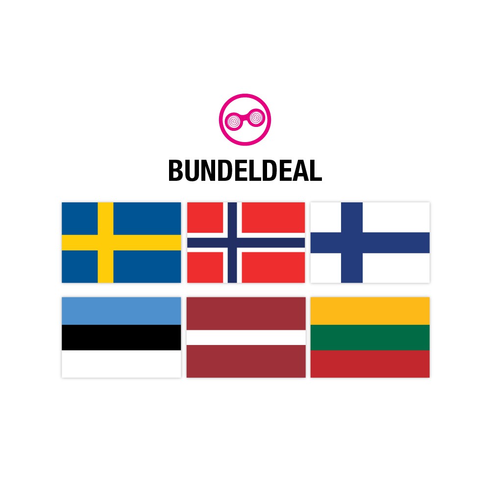 copy of Countries Flag Stickers Bundle Deal 1 - 1