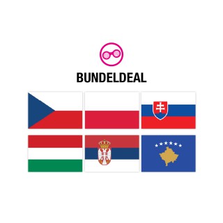 copy of Countries Flag Stickers Bundle Deal 4 - 1