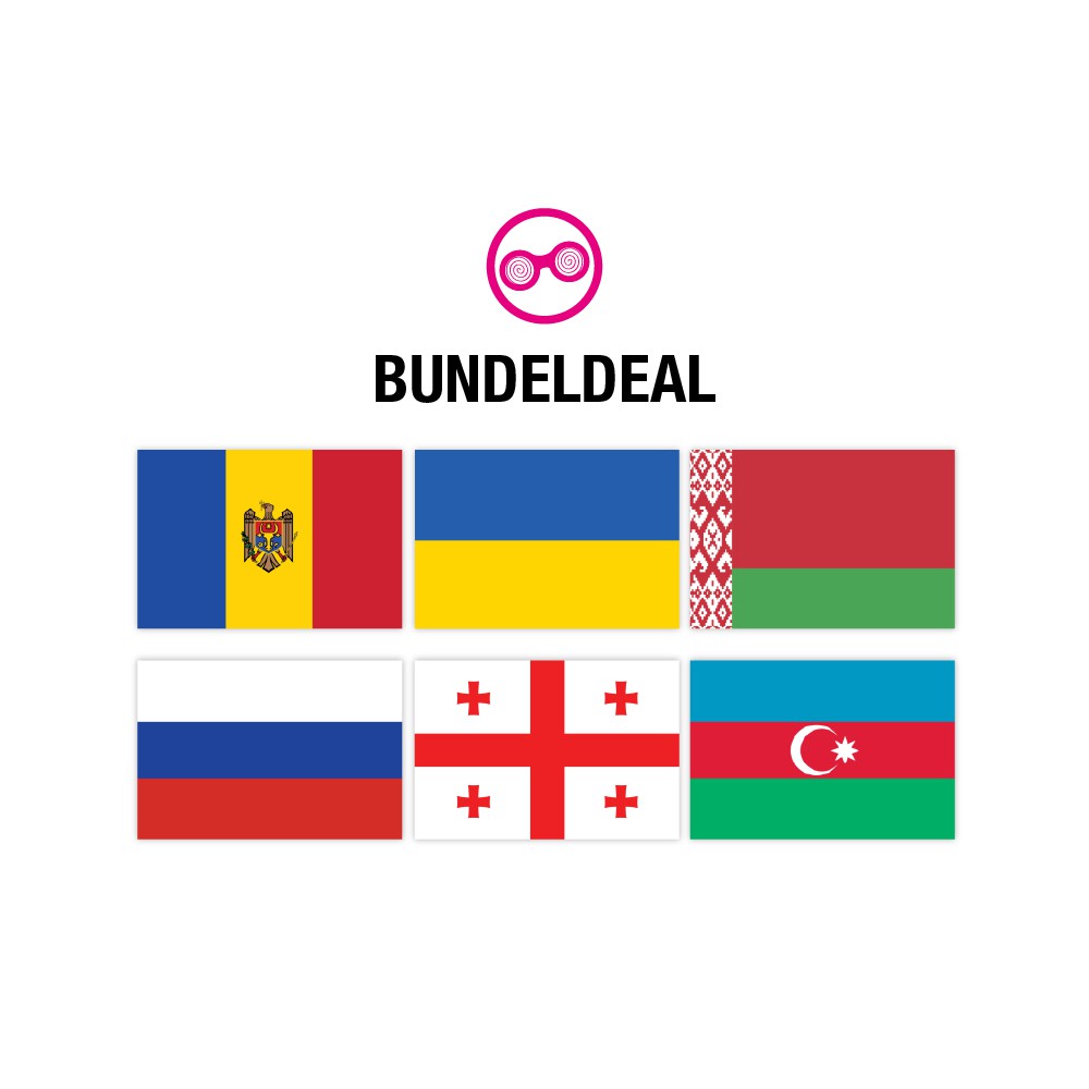 copy of Countries Flag Stickers Bundle Deal 6 - 1