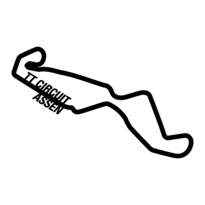 Wanddecoratie | TT Circuit Assen | Kunststof - 1