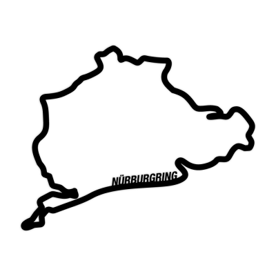Wanddecoratie | Nurburgring Nordschleife | Kunststof - 1