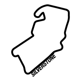 Wanddecoratie | Circuit Silverstone | Kunststof - 1