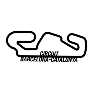 Wanddecoratie | Circuit Catalunya | Kunststof - 1