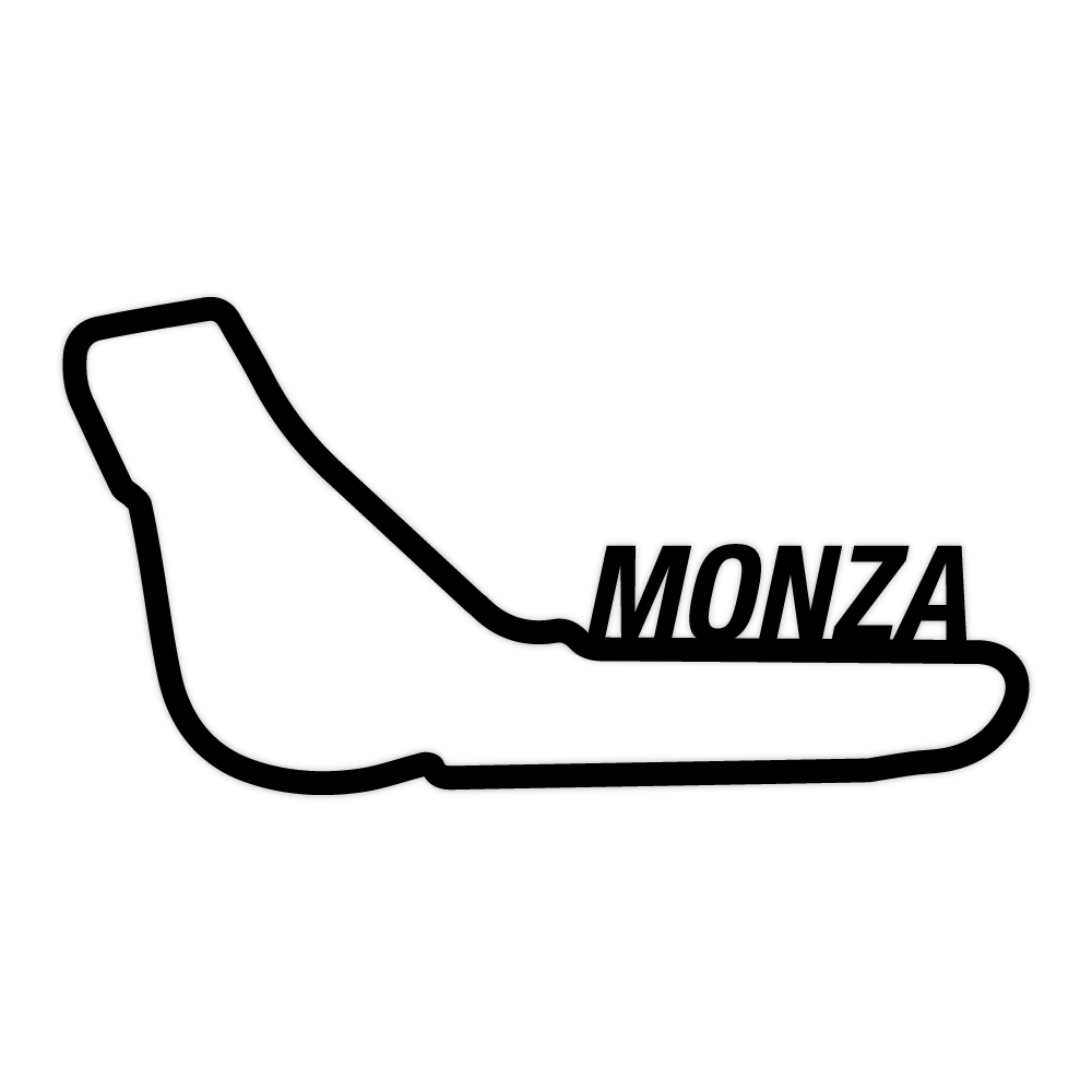 Wanddecoratie | F1 Circuit Monza | Kunststof - 1