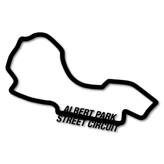 Wanddecoratie | F1 Circuit Albert Park | Kunststof - 1