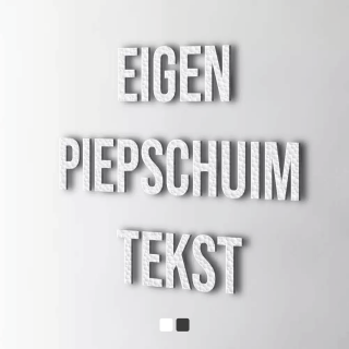 - Bedenk en ontwerp je eigen piepschuim tekst - 4