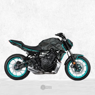 Motor stickers | Yamaha MT07 2021-2023| Camo - 1