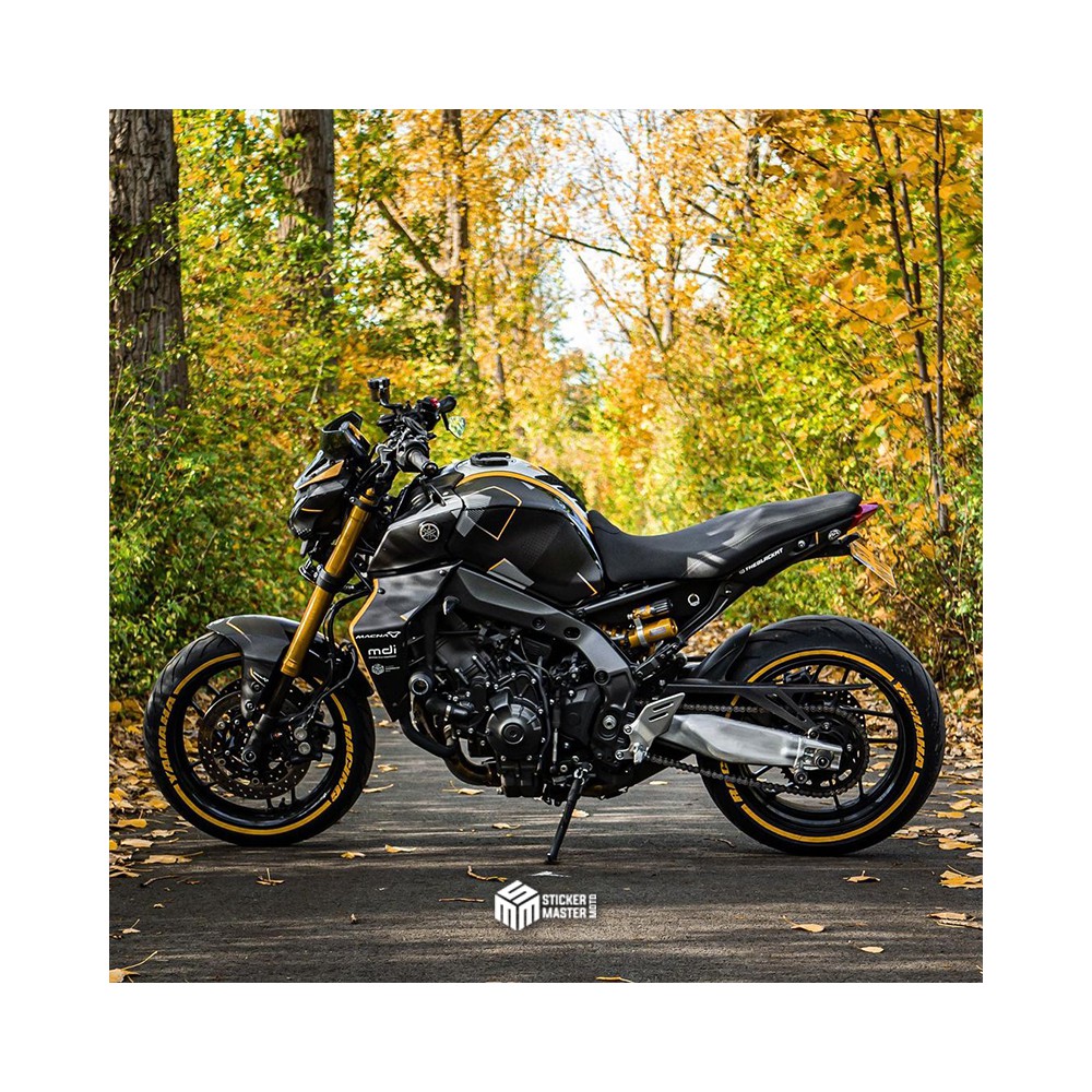 Motor stickers | Yamaha MT09 2021-2023 | TheBlackMT 09 - 2