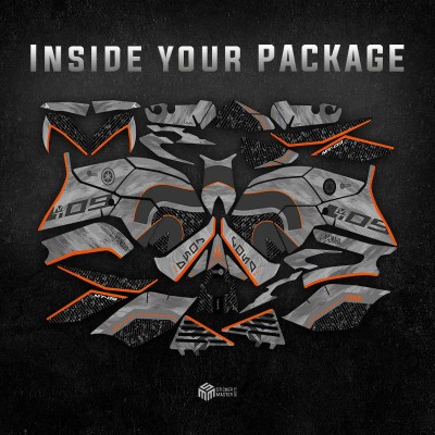 Motor stickers | Yamaha MT09 2017-2020 | Camo - 2