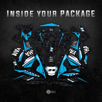 Motor stickers | Yamaha R1 2021-2023 | racing blauw - 2