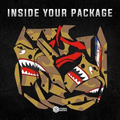 Motor stickers | Yamaha Tenere 700 2019-2023 | Camo - 1